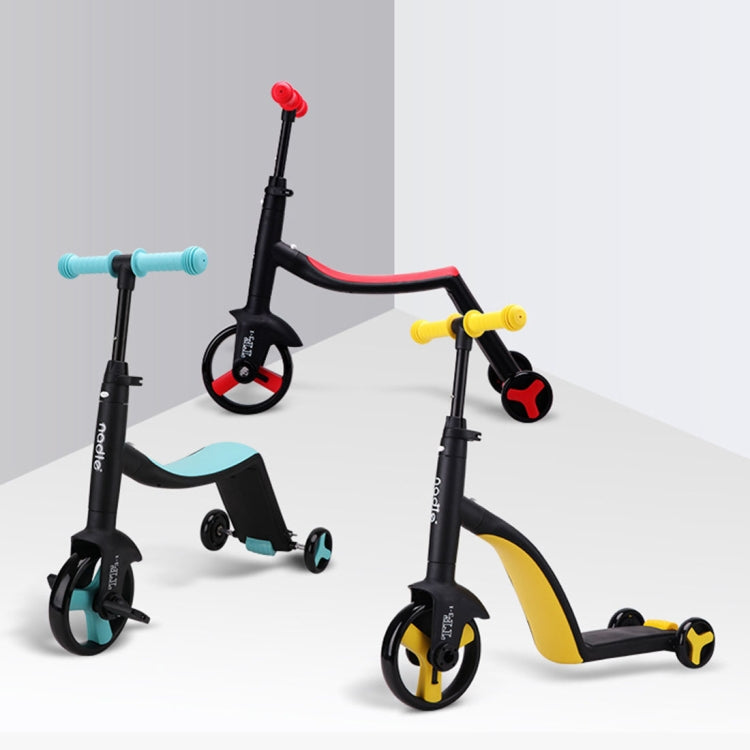 nadle FoldableThree-wheeled Three-mode Balance Bicycle Child Scooter(Yellow)