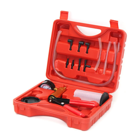 2 in 1 Brake Fluid Bleeder Change Hand Held Vacuum Pistol Pump Tester Kit, 2 in 1 Brake Fluid Bleeder