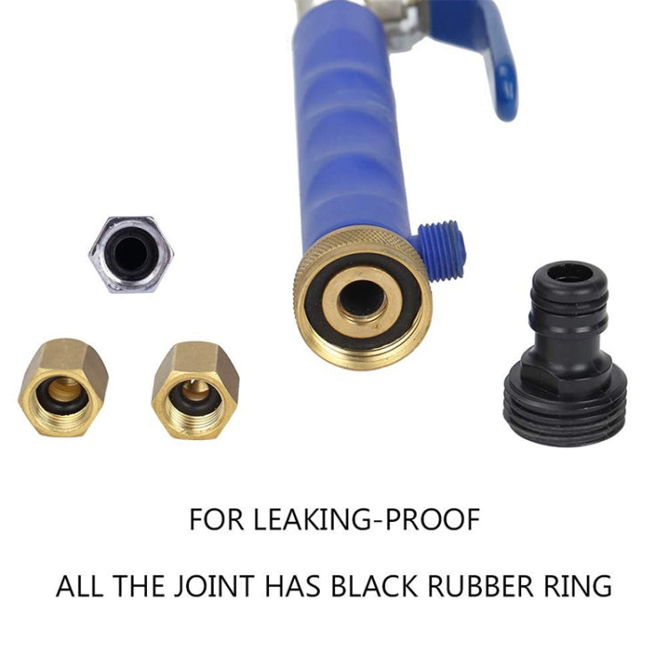 Garden Lawn Irrigation High Pressure Hose Spray Nozzle Car Wash Cleaning Tools (Blue)