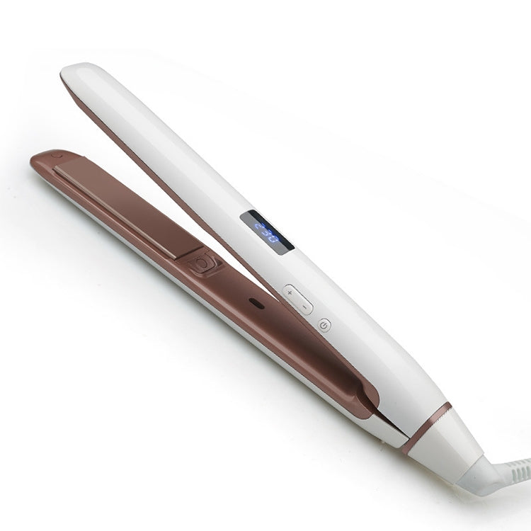 Hair Straightener Iron LED Display Ceramic Coating Plate Ionic Curling Iron, EU