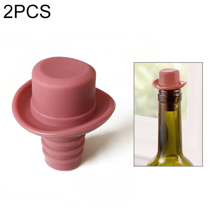 Silica Gel Top Hat Fresh Wine Corks Cruet Red Wine Stopper, 2 PCS Hat Shape(Brown), 2 PCS Hat Shape(Black), 2 PCS Hat Shape(Red Wine), 2 PCS Hat Shape(Yellow), 2 PCS Hat Shape(Red), 2 PCS Hat Shape(Rose Red)