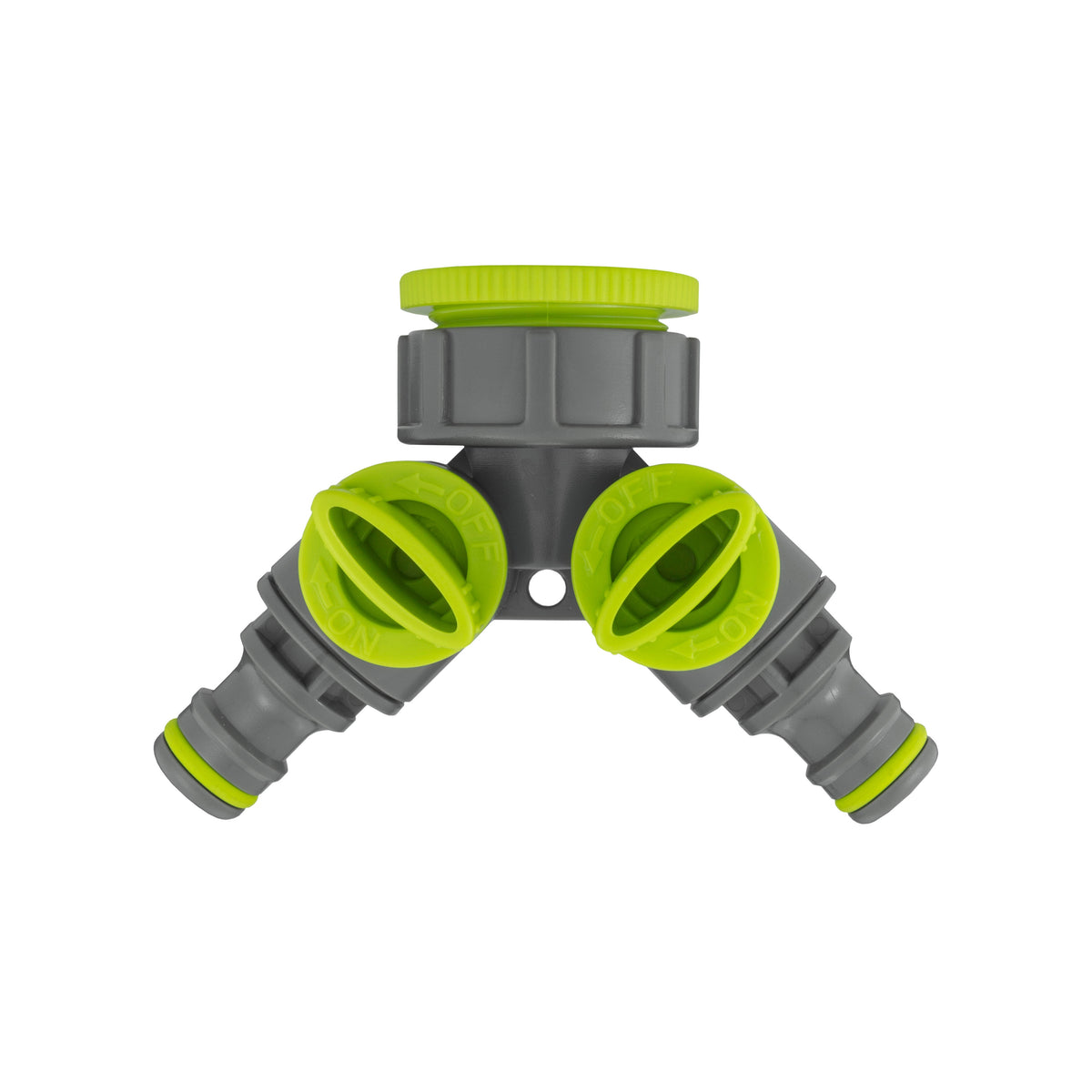 Wall Flange Kit 20mm MDPE - Brass Tap & Two Way Splitter & Connectors