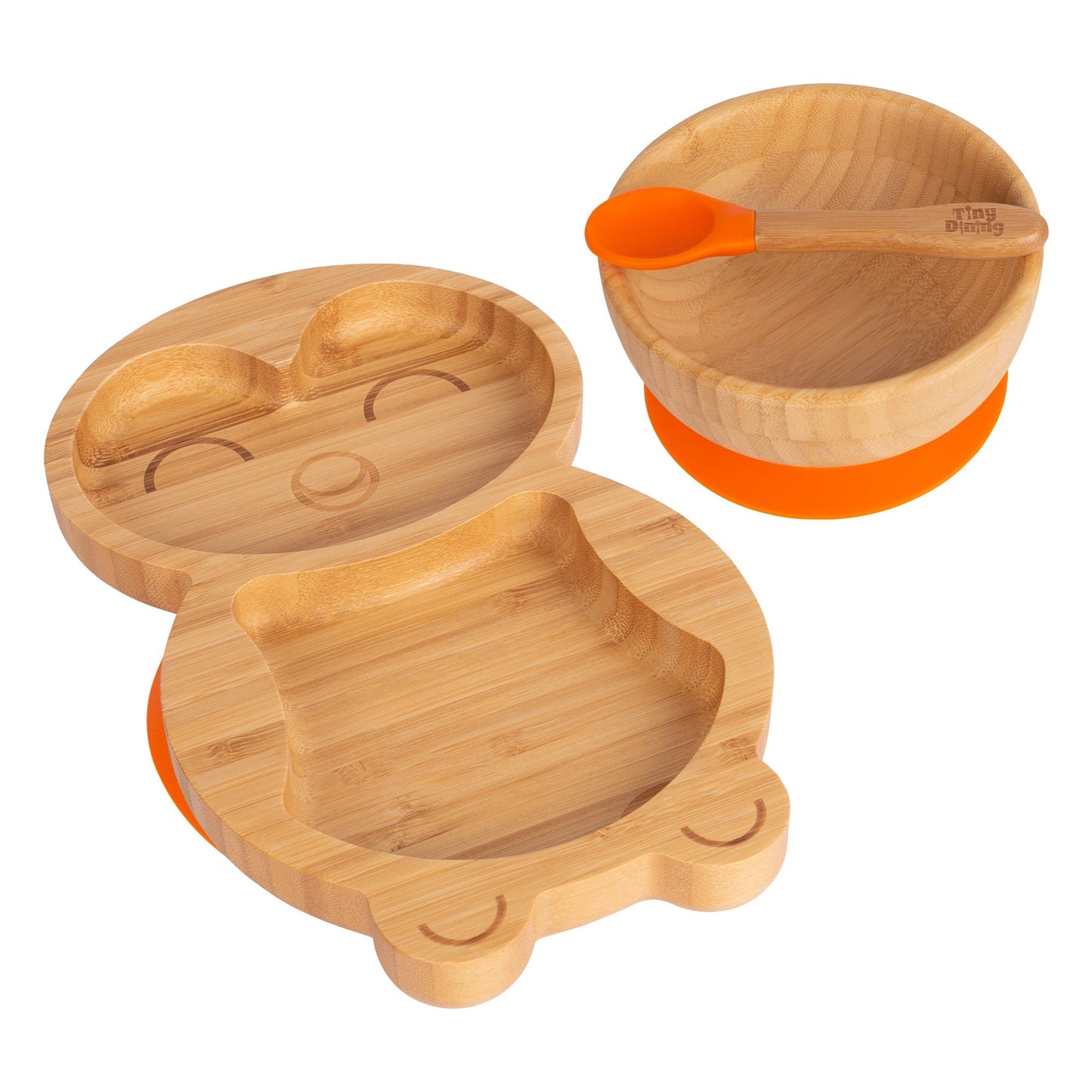 Pickles The Penguin Bamboo Suction Dinner Set