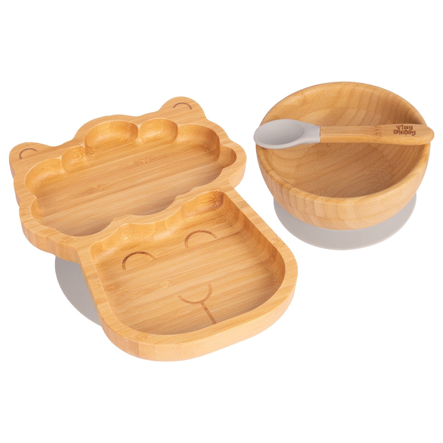 Lenny The Llama Bamboo Suction Dinner Set