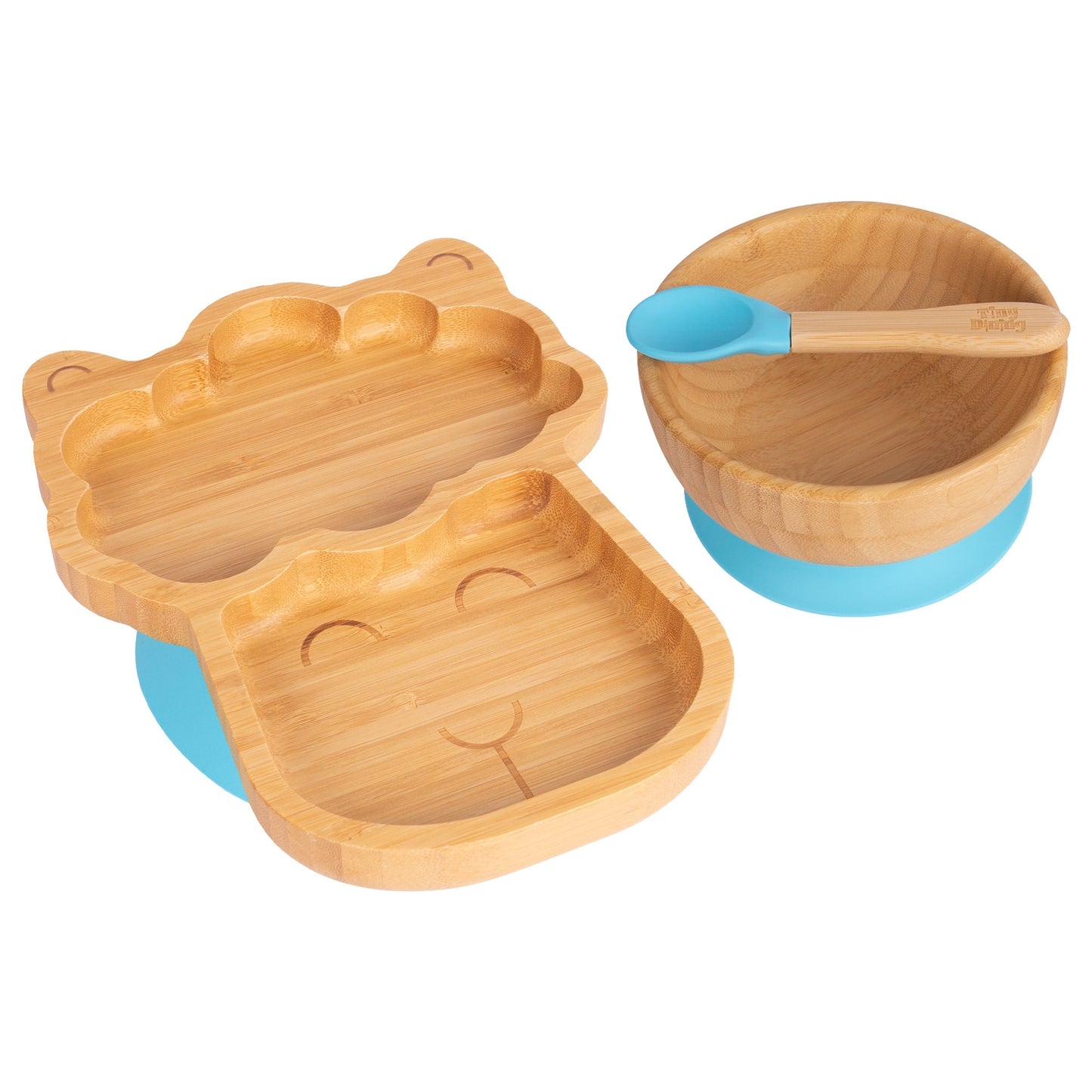Lenny The Llama Bamboo Suction Dinner Set