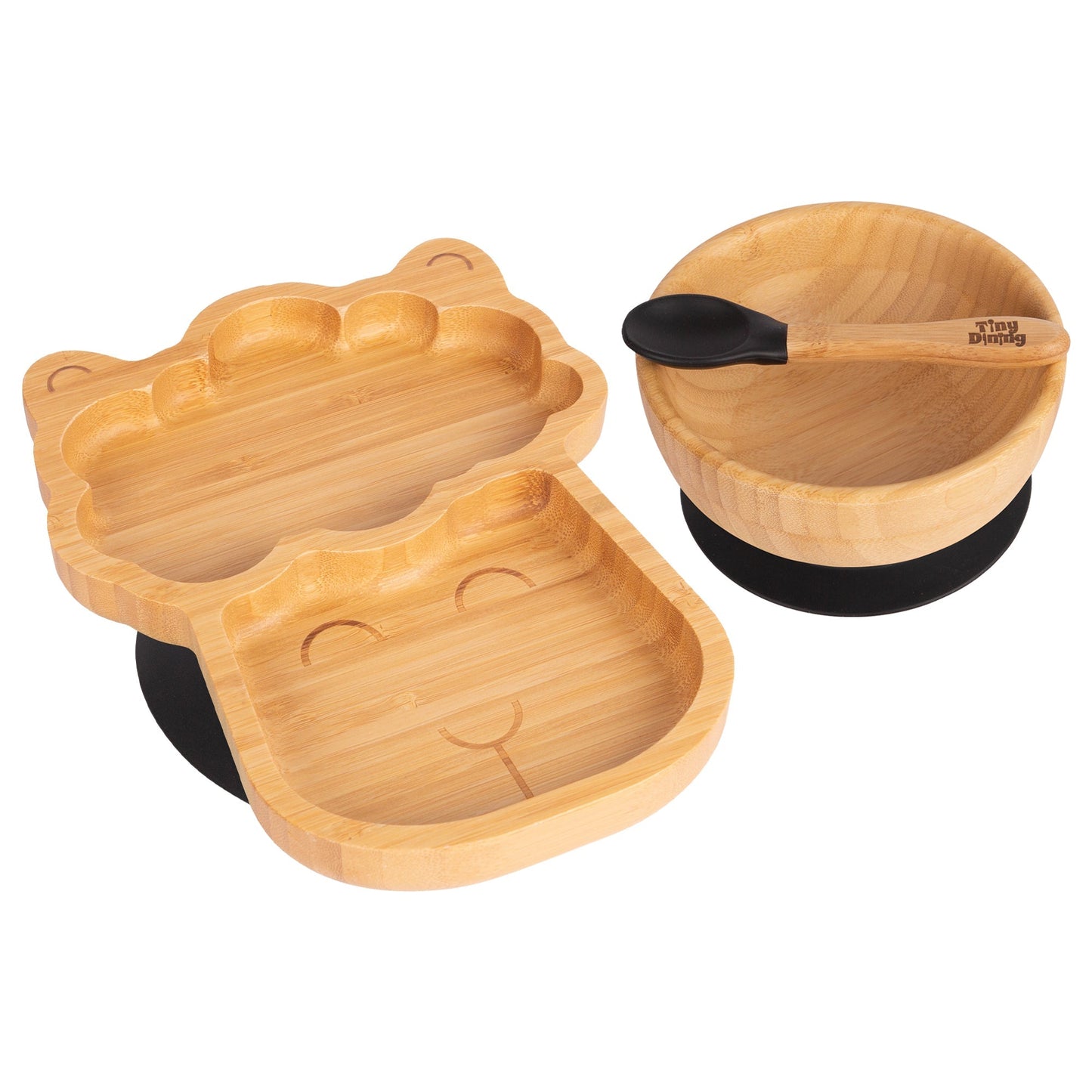 Lenny The Llama Bamboo Suction Dinner Set