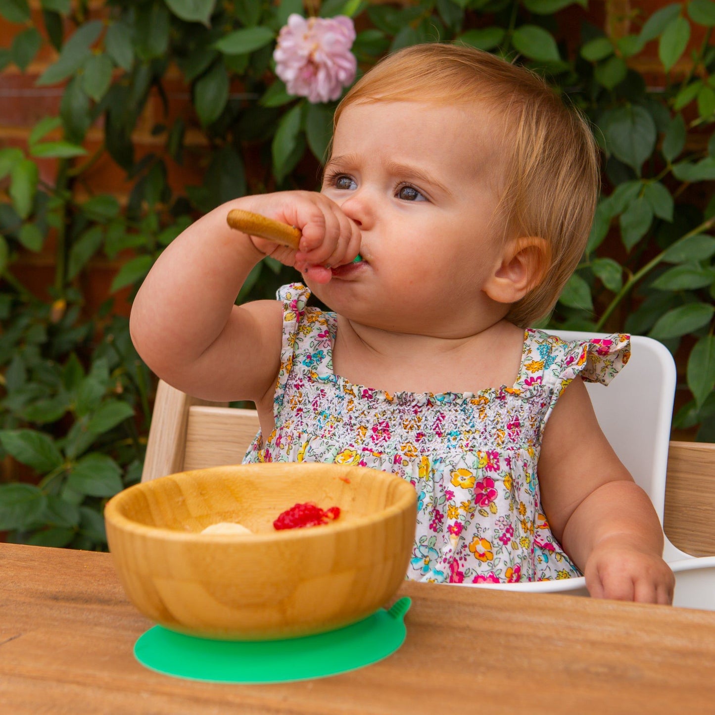 Bamboo Suction Bowl