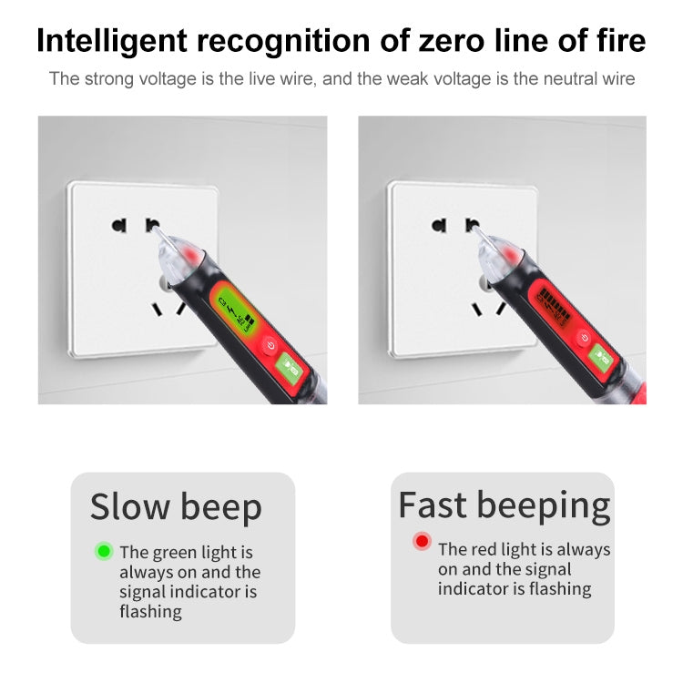 BENETECH GT3122 Non-contact Tester Pen Meter Digital AC/DC Voltage Detectors, BENETECH GT3122