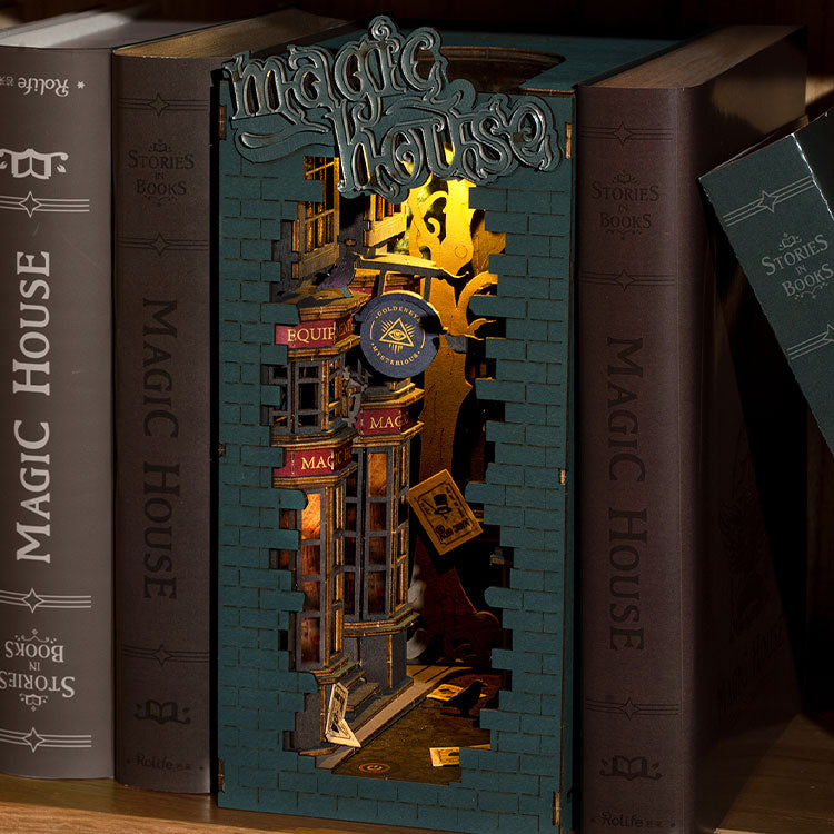 Rolife Magic House DIY Book Nook Shelf Insert TGB03