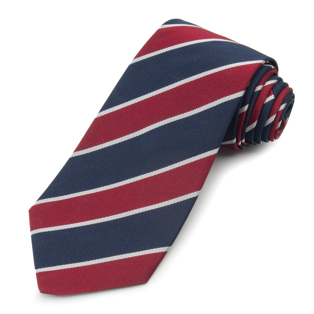 London University Three-Fold Silk Reppe Tie