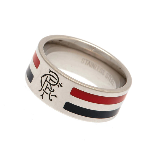Rangers FC Colour Stripe Ring - Medium Size