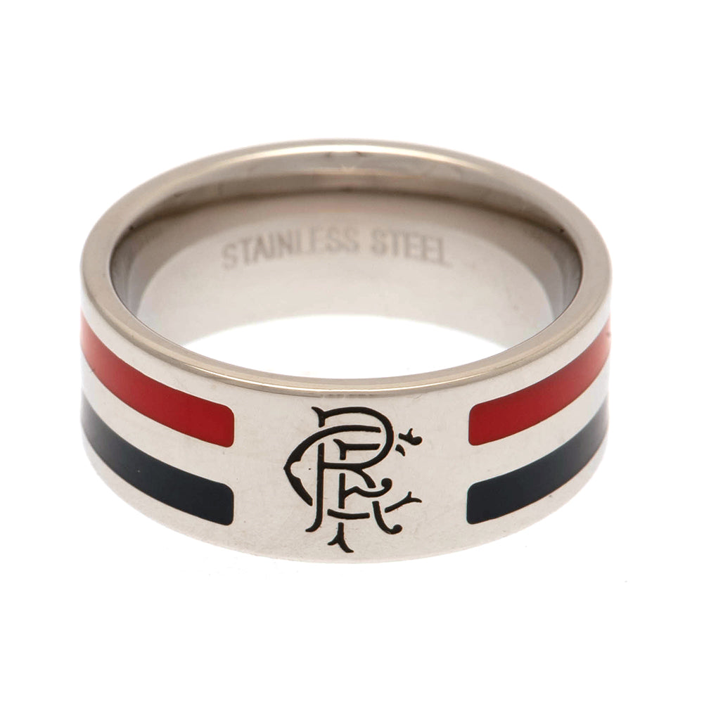 Rangers FC Colour Stripe Ring - Medium Size