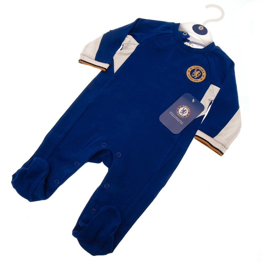 Chelsea FC Sleepsuit 6/9 mths GC