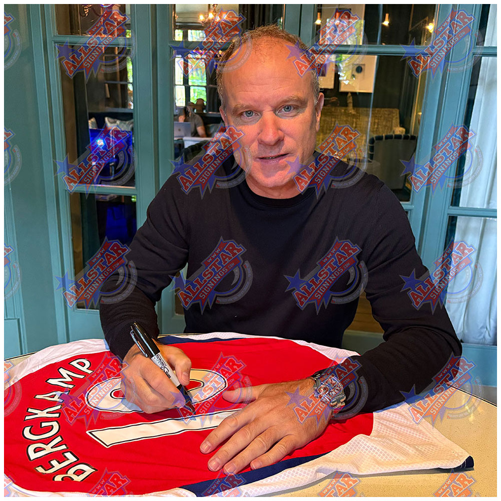 Arsenal FC Bergkamp & Henry Signed Shirts (Dual Framed)