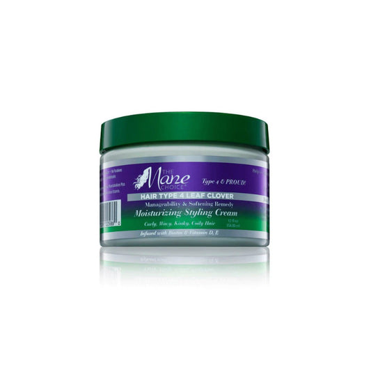 The Mane Choice 4 Leaf Clover Manageability & Softening Remedy Moisturizing Styling Cream for Coily & Curly Hair 354.88ml/12 oz