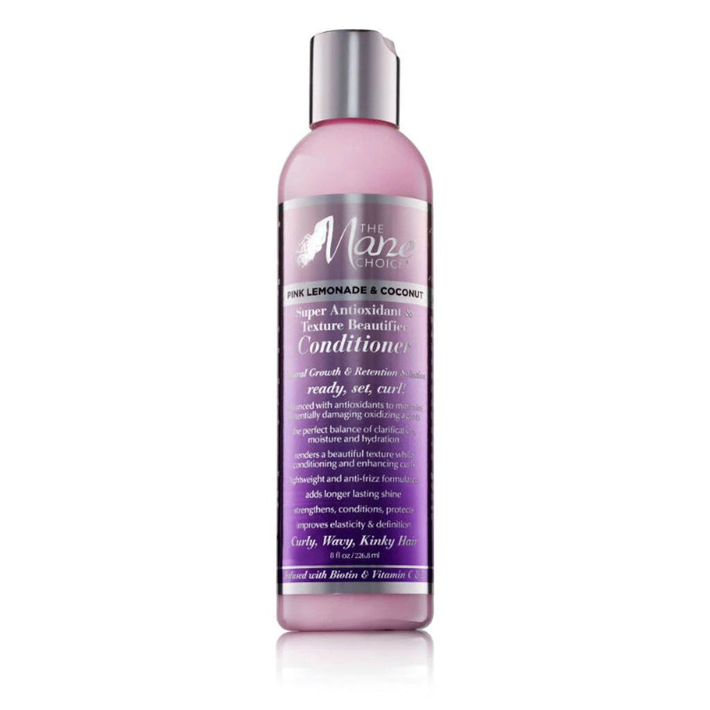 The Mane Choice Pink Lemonade & Coconut Super Antioxidant & Texture Beautifier Conditioner for Enhanced Shine & Hydration 226.8ml/7.67 oz