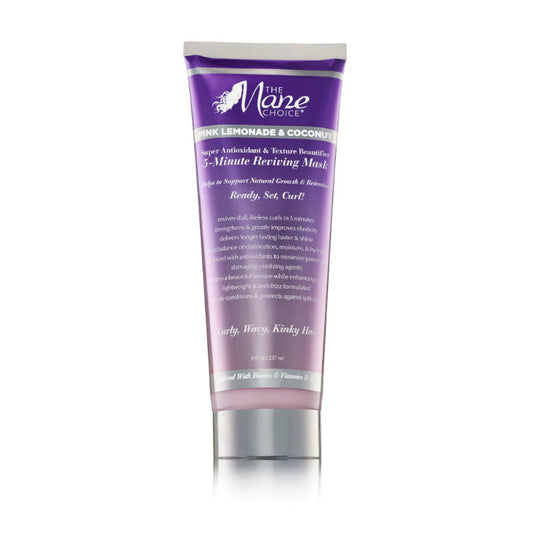 The Mane Choice Pink Lemonade & Coconut 5 Minute Reviving Mask for Dry, Damaged & Curly Hair 237ml/8.01 oz