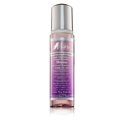The Mane Choice Pink Lemonade And Coconut Mousse Volumizing & Defining for Natural Hair 226.8ml/7.67 oz