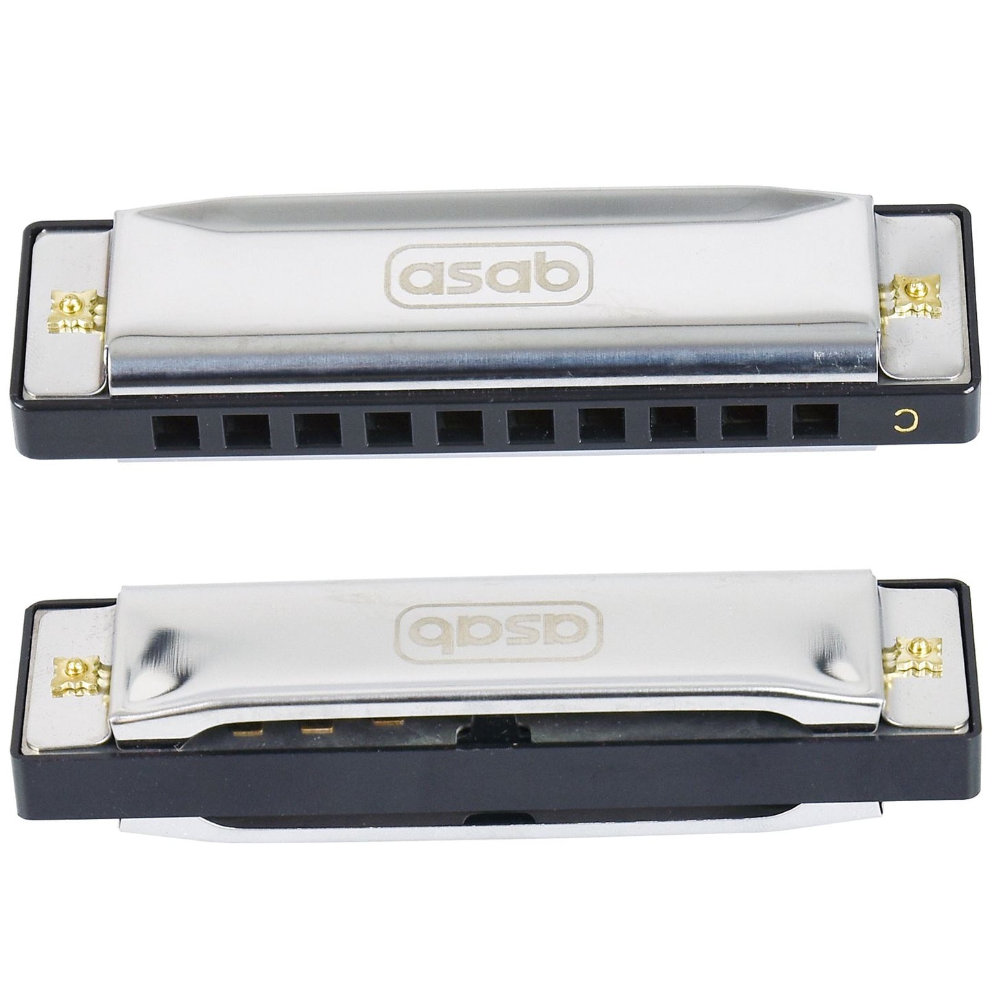 1X Classic Metal 10 Holes C Harmonica | AS-20185 HM-03-10S