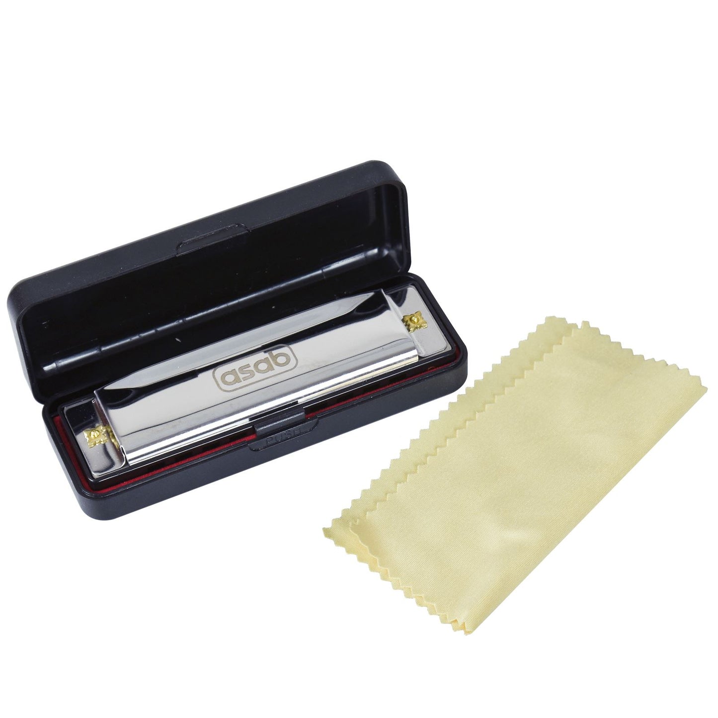 1X Classic Metal 10 Holes C Harmonica | AS-20185 HM-03-10S