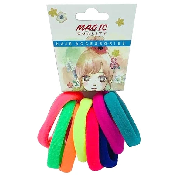Magic Quality Hair Bobbles Damage-Free Strong Hold for All Hair Types - 8 pcs