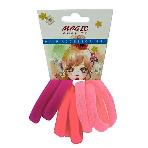 Magic Quality Gentle Grip Hair Bobbles for Damage-Free Styling - 8 pcs