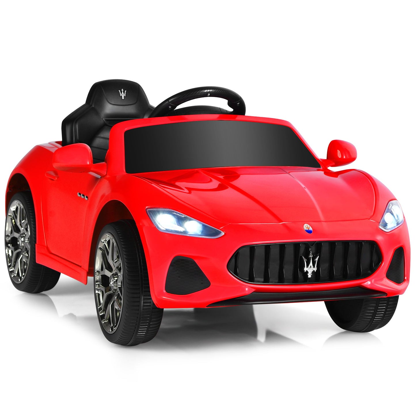 12V Electric Kids Ride On Car for 3+ Years Old Boys Girls-Pink