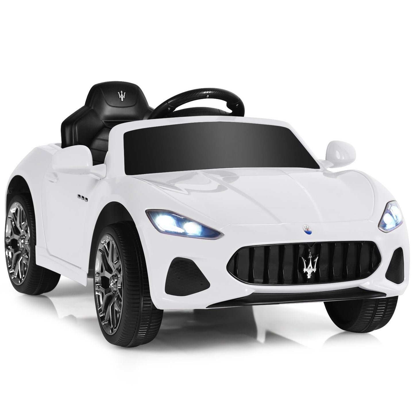 12V Electric Kids Ride On Car for 3+ Years Old Boys Girls-Pink