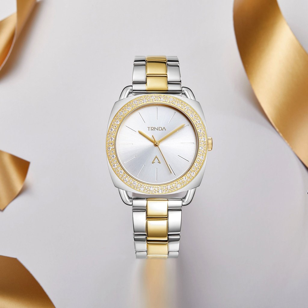 Trnda Women's Stainless Steel Watch, Silver Dial | Trn-Ss35g