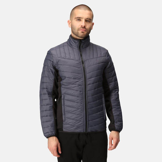 Regatta TRA529 Tourer Hybrid Water Resistant Jacket Seal Grey/Black 3XL