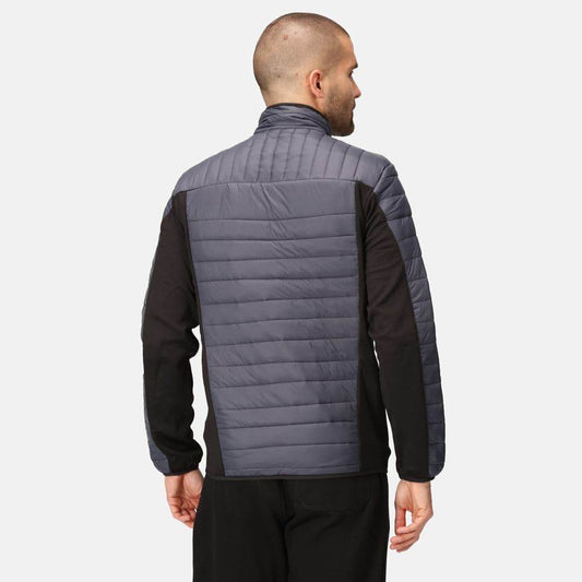 Regatta TRA529 Tourer Hybrid Water Resistant Jacket Seal Grey/Black 3XL