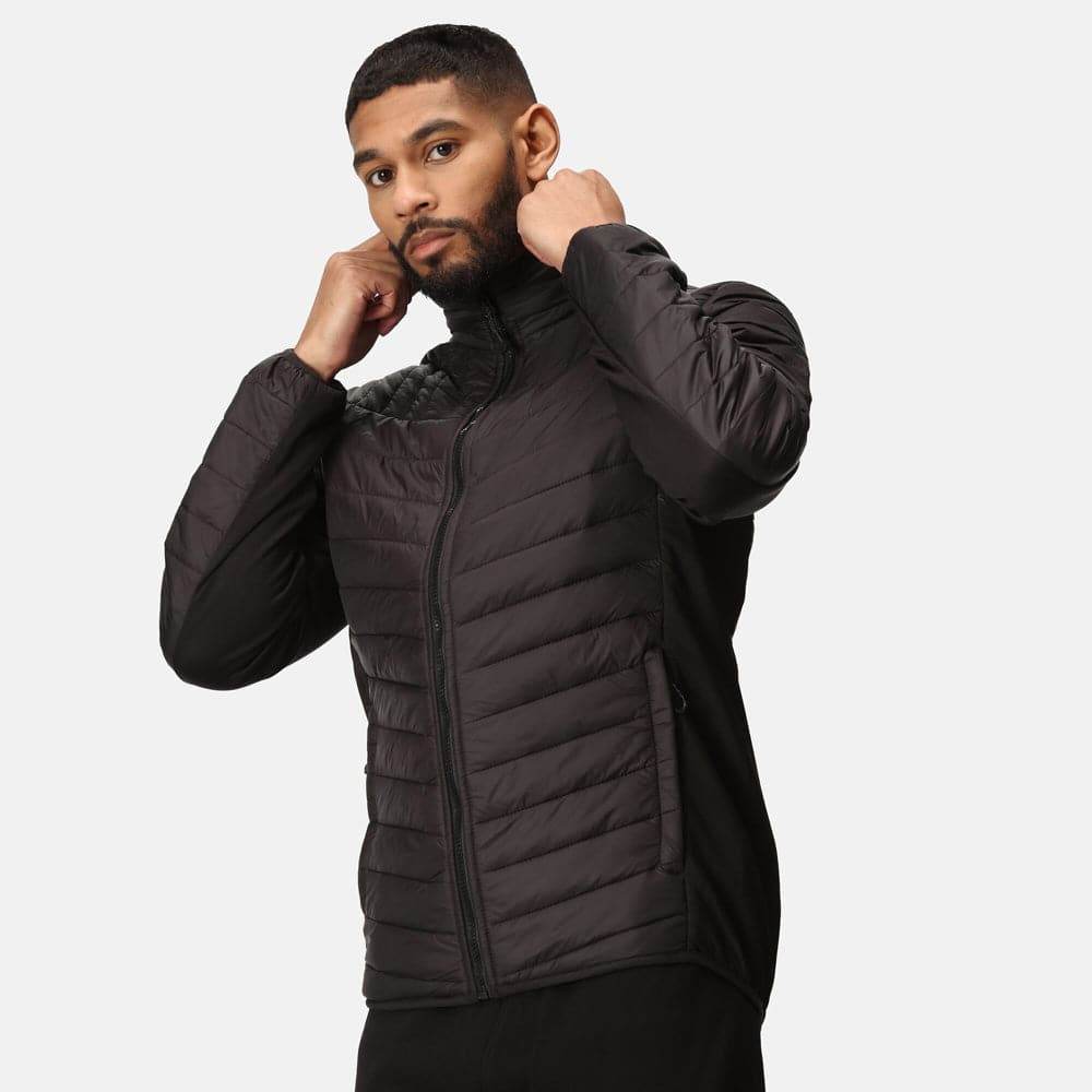 Regatta TRA529 Tourer Hybrid Water Resistant Jacket Black 3XL