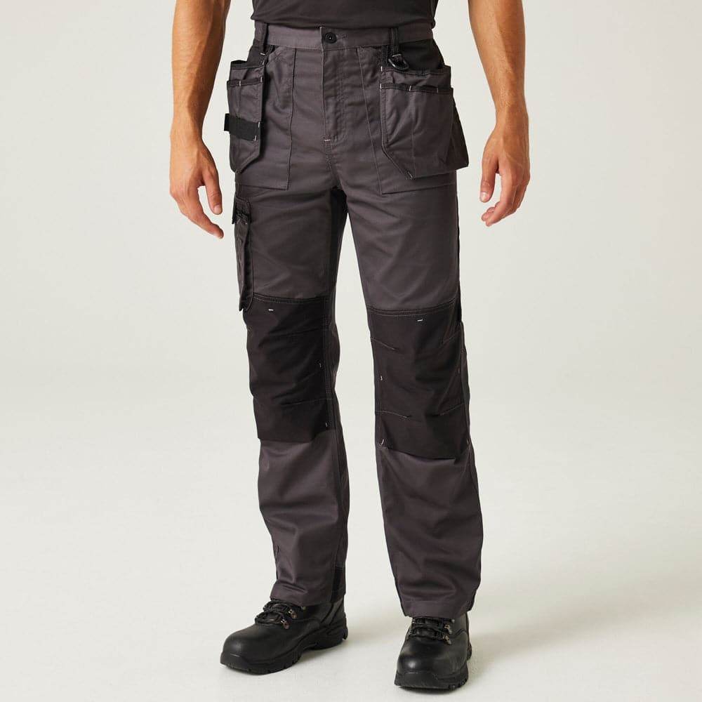 Regatta TRJ387 Incursion Holster Pocket Trousers Grey 40" Waist Long Leg