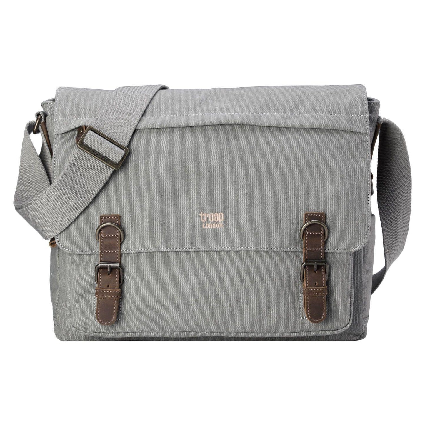 TRP0207 Troop London Classic Canvas Laptop Messenger Bag | Canvas Laptop Messenger Bag, Troop London Classic, Durable Travel Bag