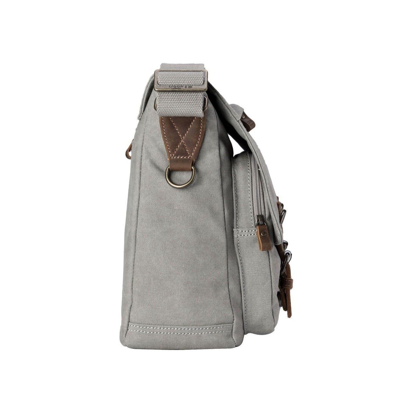 TRP0207 Troop London Classic Canvas Laptop Messenger Bag | Canvas Laptop Messenger Bag, Troop London Classic, Durable Travel Bag