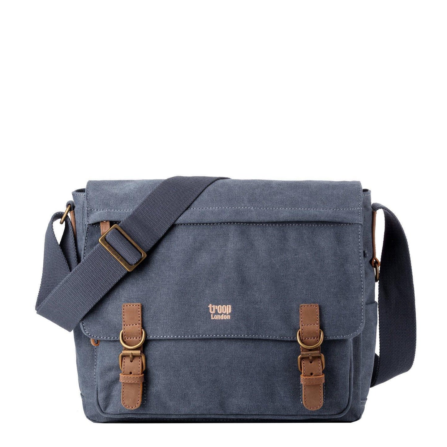 TRP0207 Troop London Classic Canvas Laptop Messenger Bag | Canvas Laptop Messenger Bag, Troop London Classic, Durable Travel Bag
