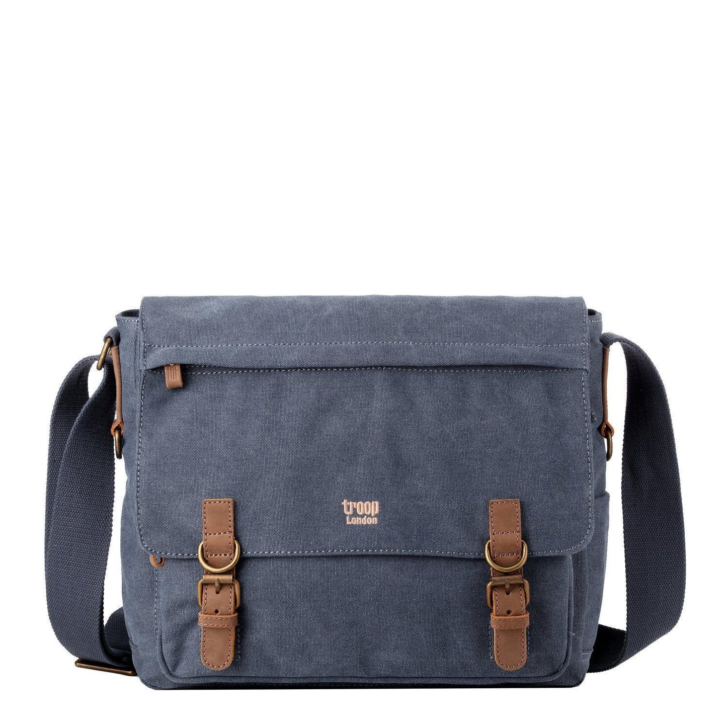 TRP0207 Troop London Classic Canvas Laptop Messenger Bag | Canvas Laptop Messenger Bag, Troop London Classic, Durable Travel Bag