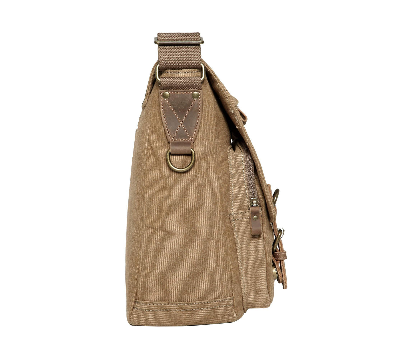 TRP0207 Troop London Classic Canvas Laptop Messenger Bag | Canvas Laptop Messenger Bag, Troop London Classic, Durable Travel Bag
