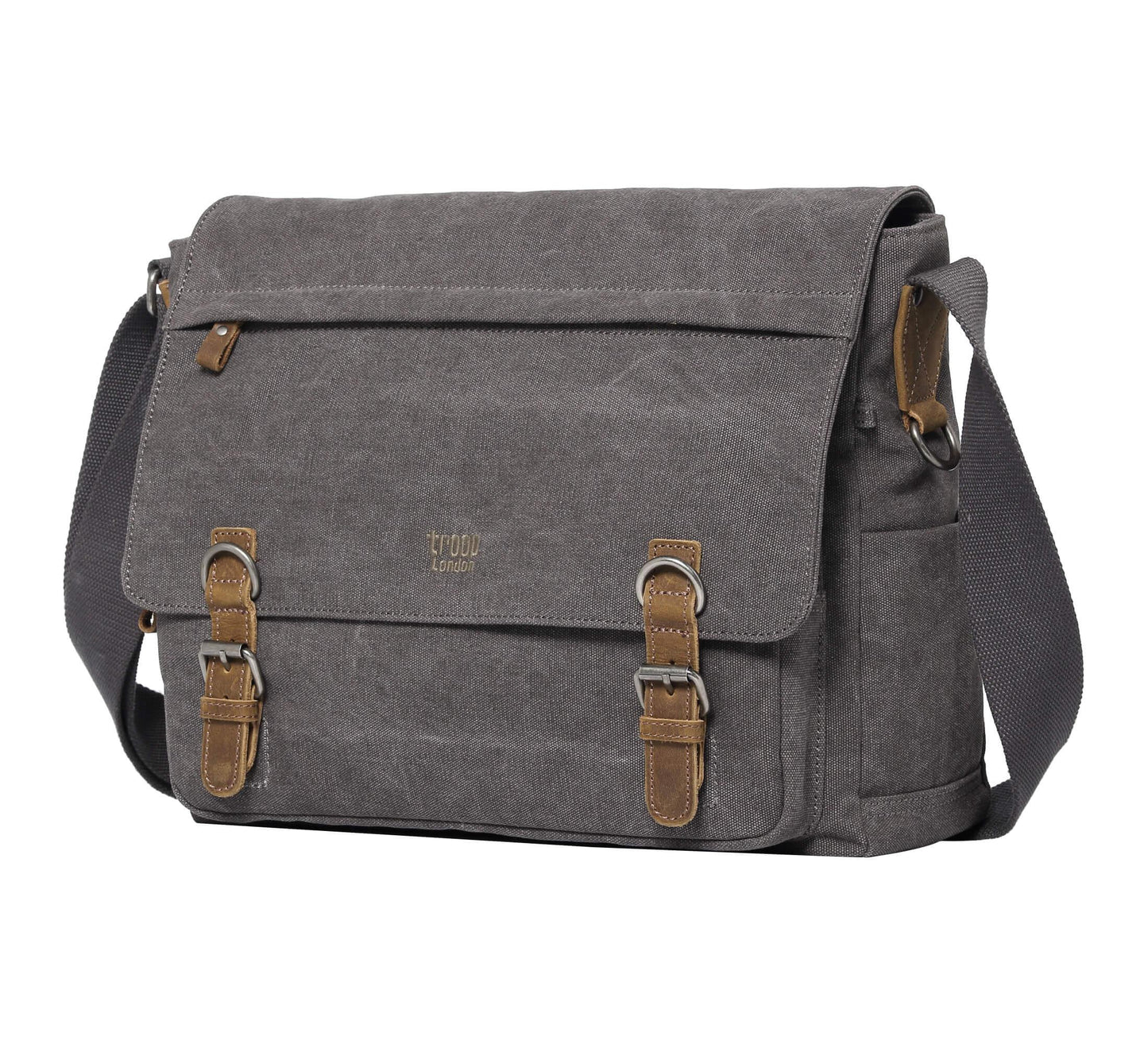 TRP0207 Troop London Classic Canvas Laptop Messenger Bag | Canvas Laptop Messenger Bag, Troop London Classic, Durable Travel Bag