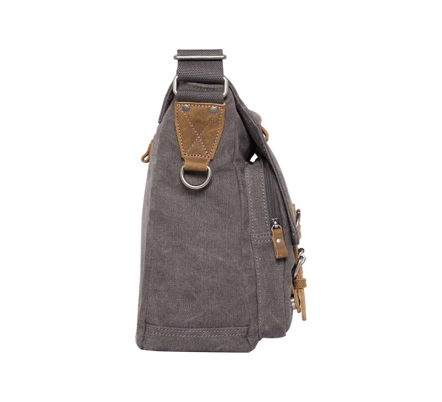 TRP0207 Troop London Classic Canvas Laptop Messenger Bag | Canvas Laptop Messenger Bag, Troop London Classic, Durable Travel Bag
