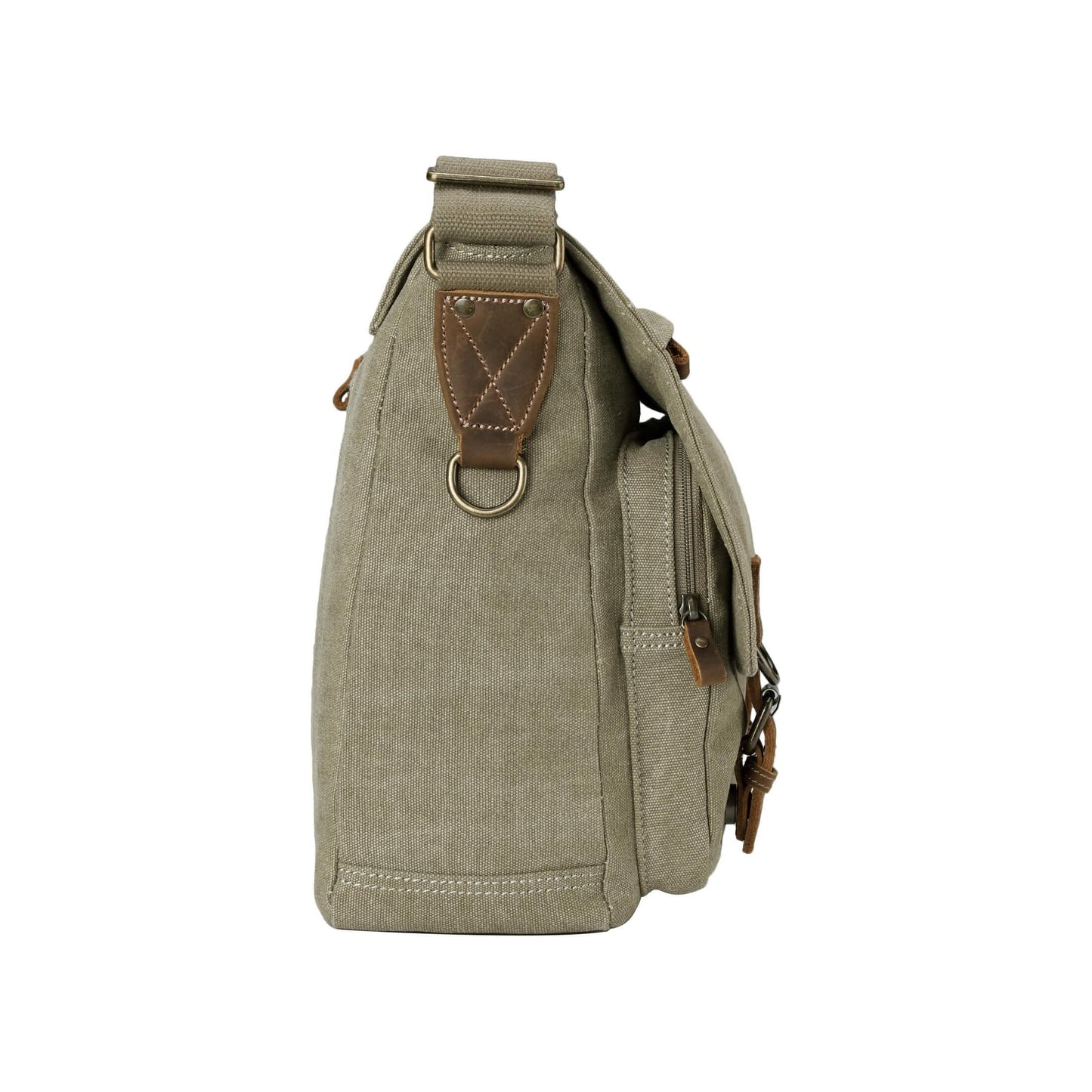 TRP0207 Troop London Classic Canvas Laptop Messenger Bag | Canvas Laptop Messenger Bag, Troop London Classic, Durable Travel Bag