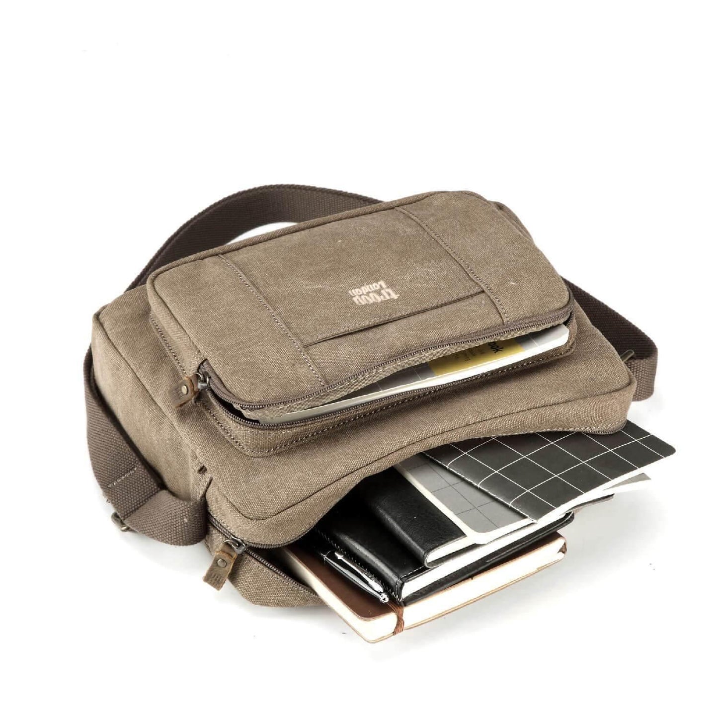 TRP0234 Troop London Classic Canvas Across Body Bag