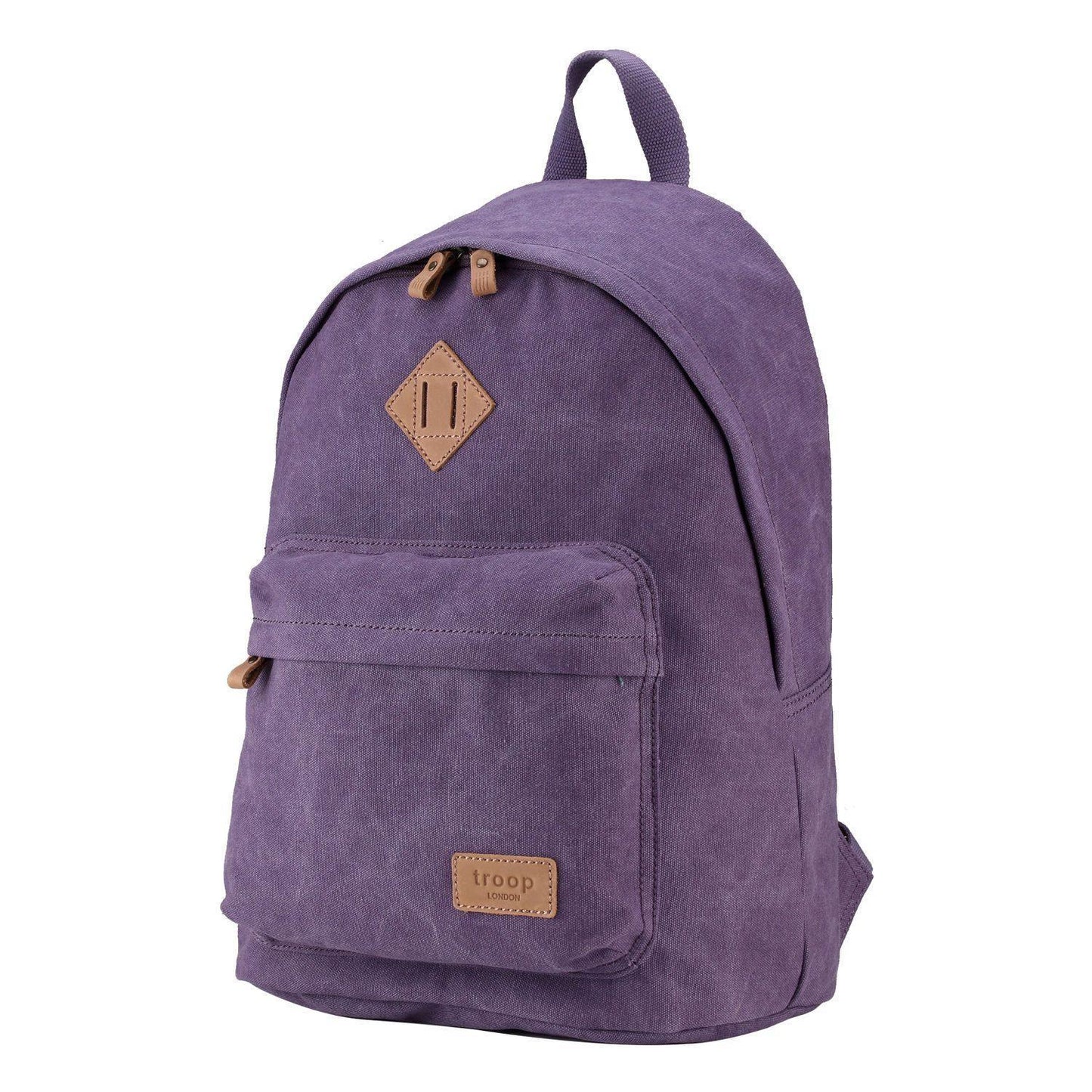 TRP0384 Troop London Heritage Canvas Backpack, Casual Daypack