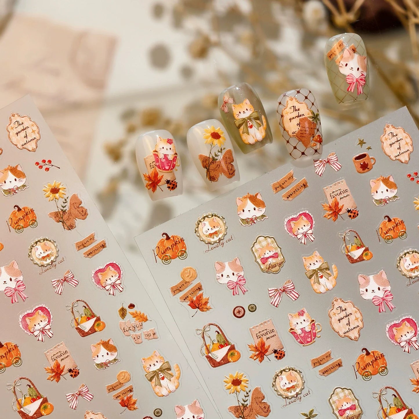 Hello Claws | Vintage Kitty Nail Deco Sticker