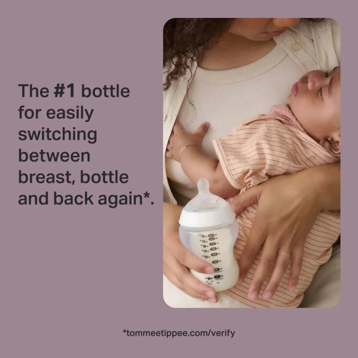 Tommee Tippee Closer to Nature Baby Bottle 260ml Pack of 6