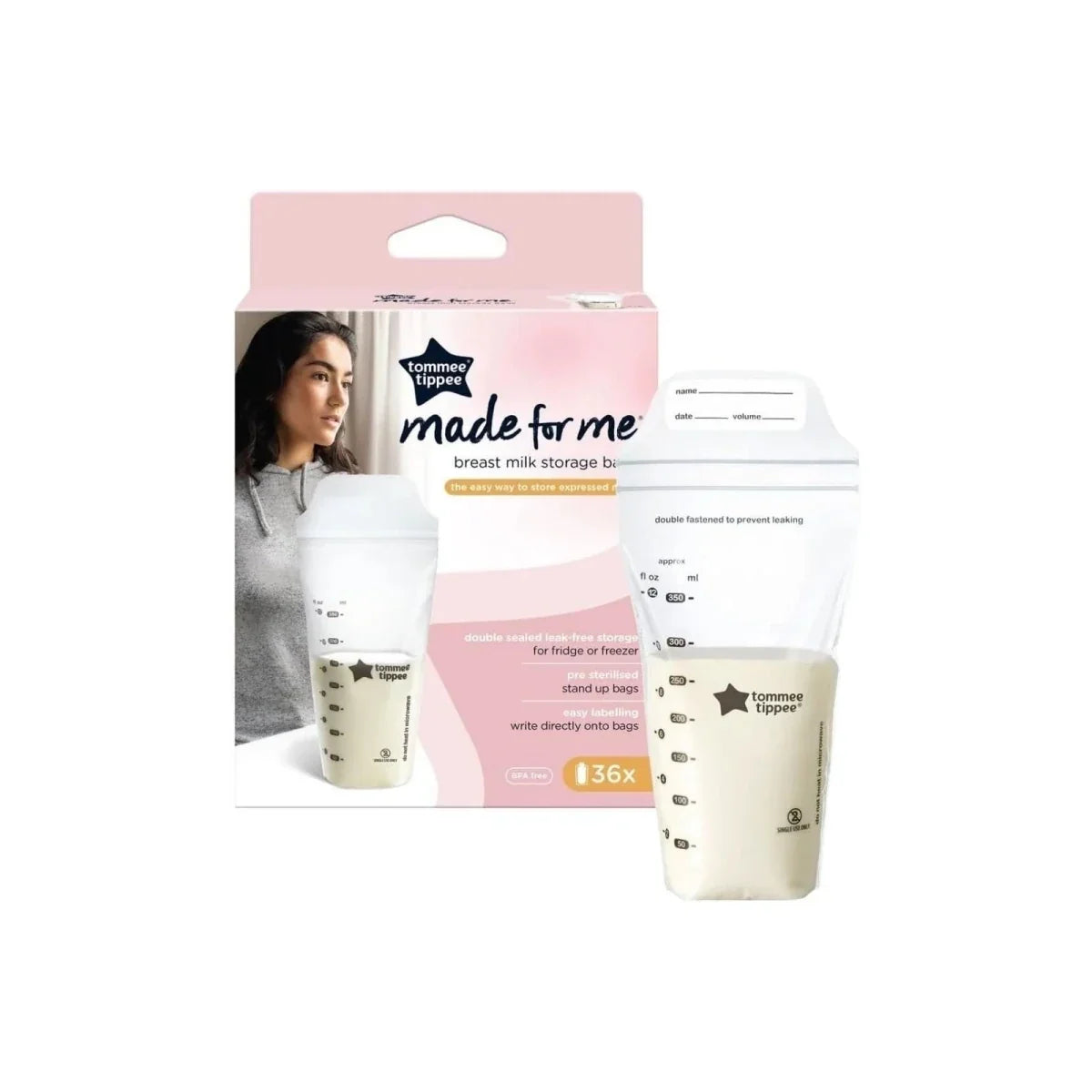 Tommee Tippee Breast Milk Storage Bags 36 pcs