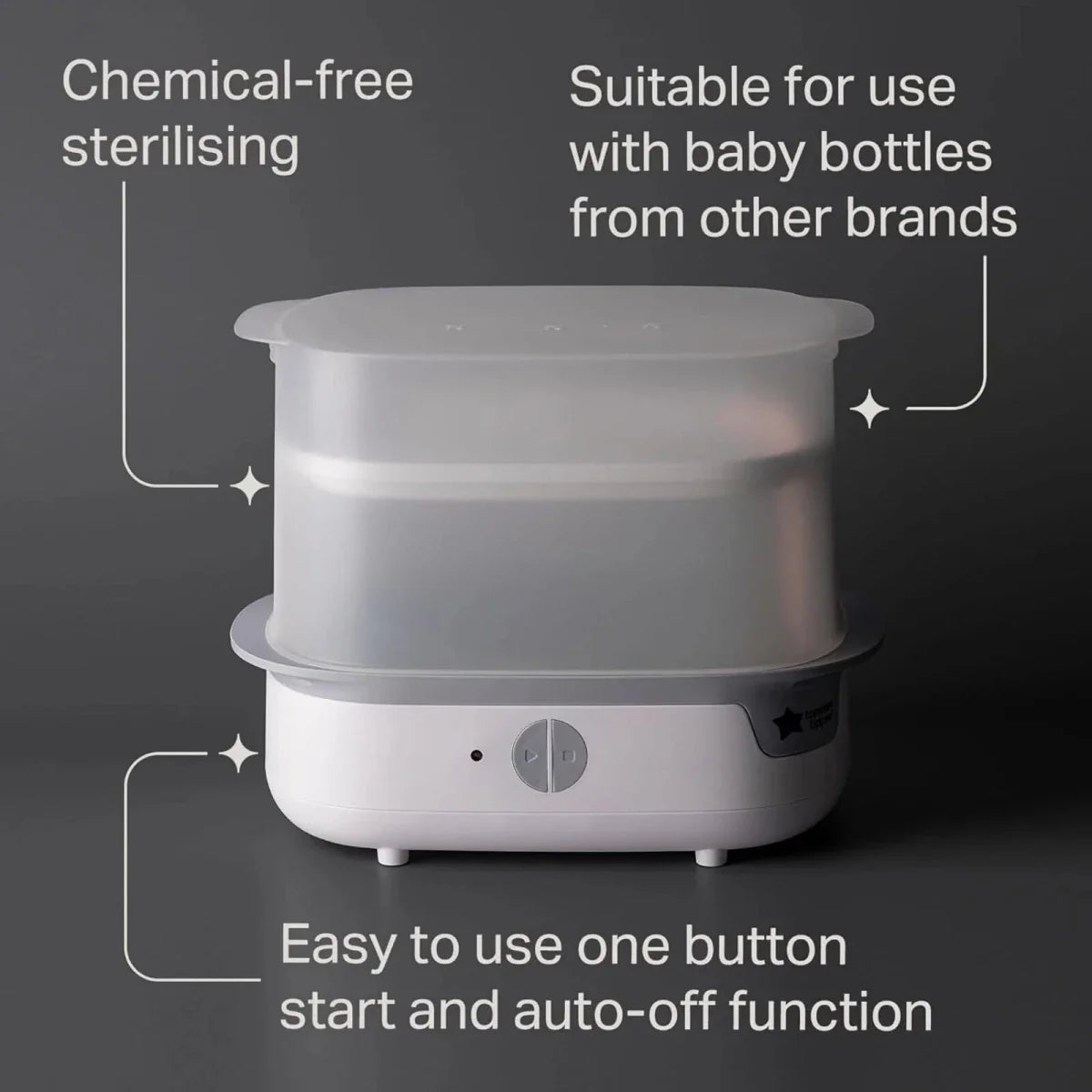 Tommee Tippee Electric Steriliser – Black