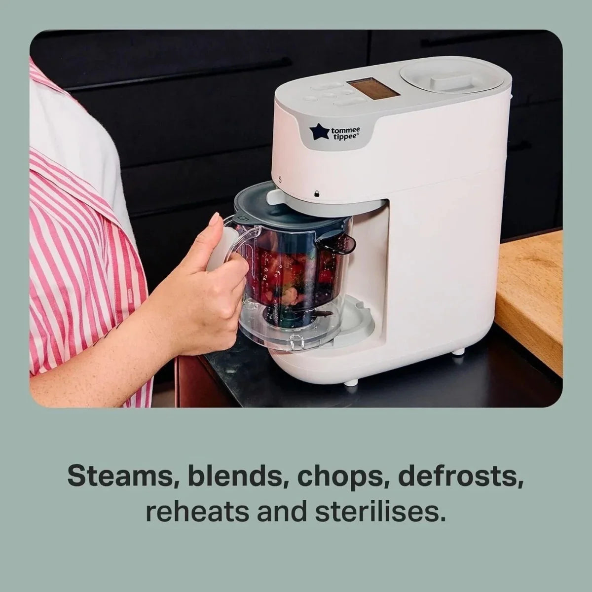 Tommee Tippee Quick-Cook 6-in-1 Baby Food Maker - White
