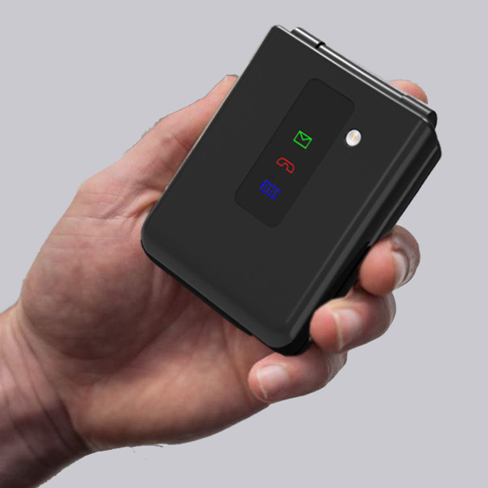 TTfone TT660 Flip Big Button Mobile with USB C Dock Charger