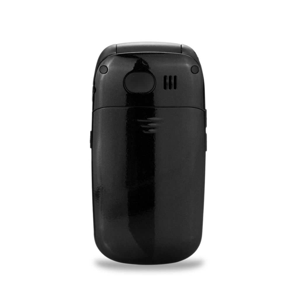 TTfone Lunar TT750 Black Flip Big Button Easy Menu Mobile with Vodafone Pay As You Go SIM